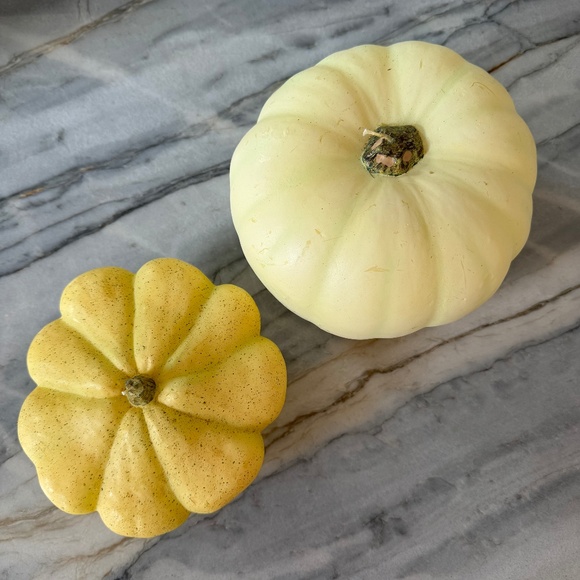 Pottery Barn Pumpkin Candles - Picture 1 of 3